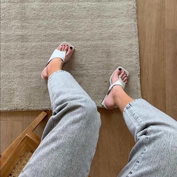 Mango Shoes - Mango bovine leather sandals bloggers favorite